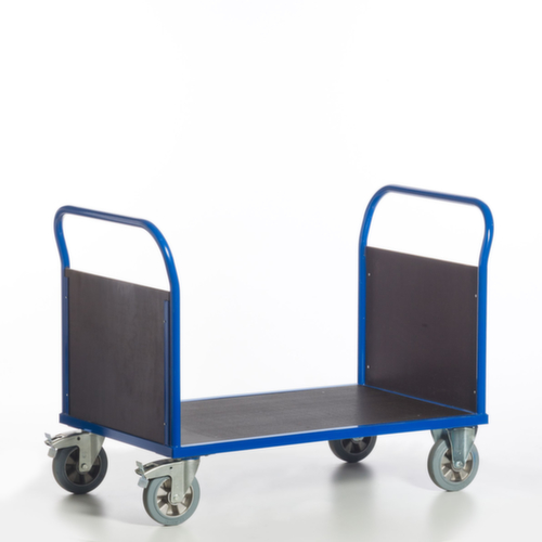 Rollcart Dubbelzijdige wagon met anti-slip laadruimte, draagvermogen 1200 kg, laadvlak lengte x breedte 2000 x 800 mm  L