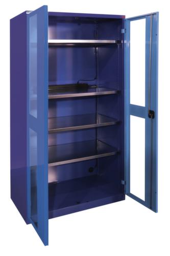 Thurmetall Elektro-kast met openslaande deuren, uitvoering FR, duifblauw/lichtblauw