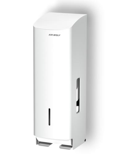 AIR-WOLF Toiletpapierautomaat Gamma voor 3 rollen, RVS, wit  L