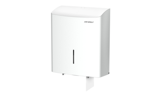 AIR-WOLF Dispenser voor grote wc-rollen Gamma, RVS, wit  L