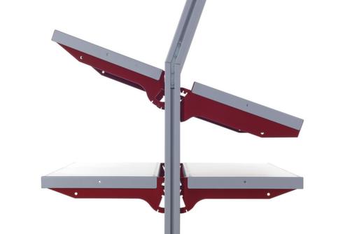 Rocholz Opslagplank System Flex voor paktafel, breedte 800 mm  L