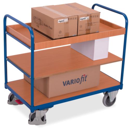 VARIOfit Etagewagen, draagvermogen 250 kg, 3 etages  L