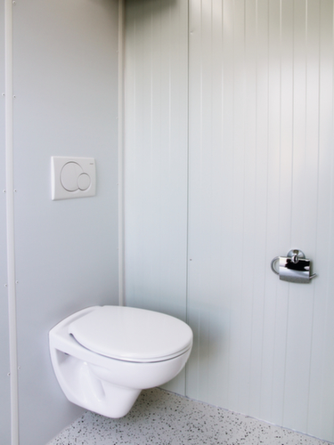 Säbu Toiletcontainers FLADAFI® voor dames en heren, hoogte x breedte x diepte 2600 x 3050 x 2170 mm  L