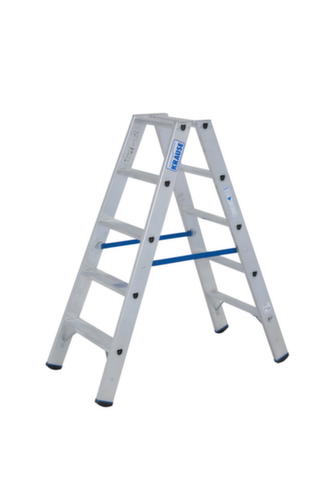 Krause Ladder STABILO® Professional, 2 x 5 trede(n) met traanplaatprofiel  L