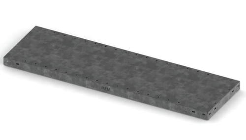 META Legbord voor magazijnstelling, breedte x diepte 1000 x 500 mm, met corrosiebeschermende zinklaag  L