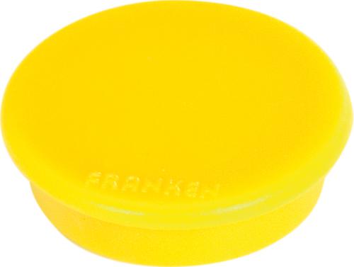 Ronde magneet, geel, Ø 24 mm  L