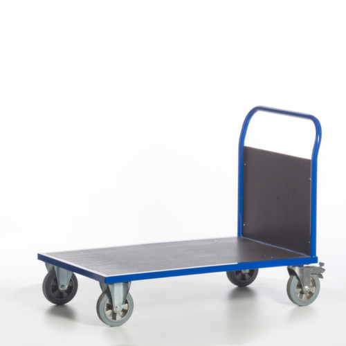Rollcart Voorwandwagen met anti-slip laadruimte, draagvermogen 1200 kg, laadvlak lengte x breedte 1200 x 800 mm  L