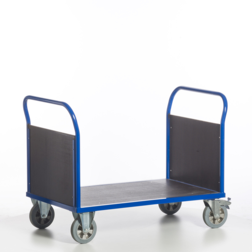 Rollcart Dubbelzijdige wagon met anti-slip laadruimte, draagvermogen 1200 kg, laadvlak lengte x breedte 1200 x 800 mm  L