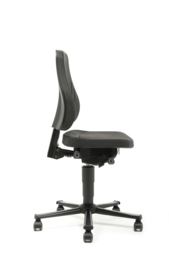 bimos Werkplaatsstoel All-In-One Trend 2, zitting PU-schuim zwart, met rollen  L