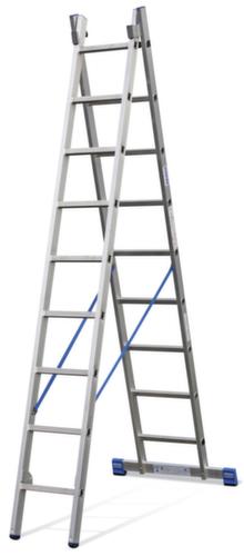 Krause Multifunctionele ladder, 2 x 9 sporten met profiel  L