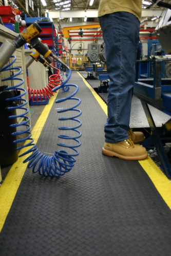 Industriële mat Safety met traanplaatprofiel, lengte x breedte 1500 x 900 mm  L