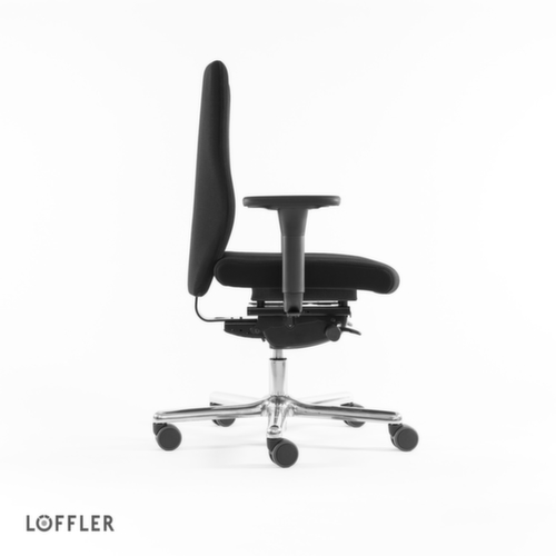 Löffler Bureaustoel met stuitbeenontlasting, zwart  L