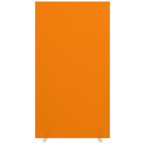 Paperflow Scheidingswand tweezijdig bekleed met stof, hoogte x breedte 1740 x 940 mm, wand oranje  L