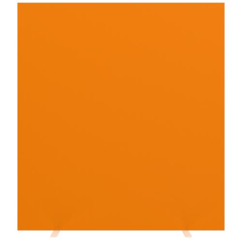 Paperflow Scheidingswand tweezijdig bekleed met stof, hoogte x breedte 1740 x 1600 mm, wand oranje  L