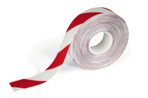 Durable Vloermarkeertape Duraline Strong, rood/wit  L
