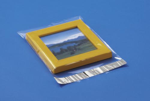 Platte zak, 40 µm, lengte x breedte 150 x 150 mm  L
