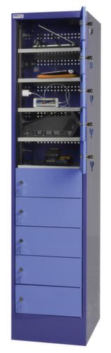 Thurmetall Elektro-vakkenkast MINI, uitvoering GB, duifblauw/lichtblauw  L