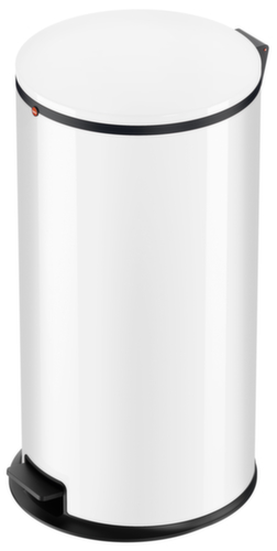 Hailo Pedaalemmer Pure XL met verzinkte binnenbak, 44 l, wit  L