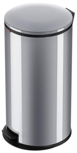 Hailo Pedaalemmer Pure XL met verzinkte binnenbak, 44 l, zilverkleurig  L