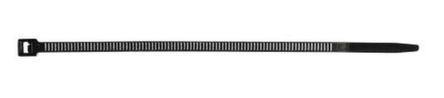 Kabelbinder, lengte 200 mm, zwart