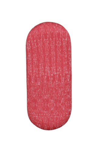 Topstar Zit-/stahulp Sitness H2 met skateboard zitting, zithoogte 570 - 770 mm, zitting rood  L