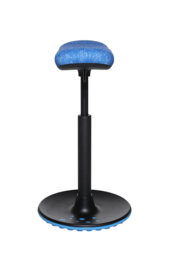 Topstar Zit-/stahulp Sitness H2 met skateboard zitting, zithoogte 570 - 770 mm, zitting blauw  L