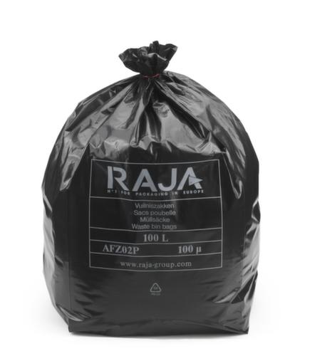 Raja Vuilniszak voor zwaar afval, 100 l, zwart