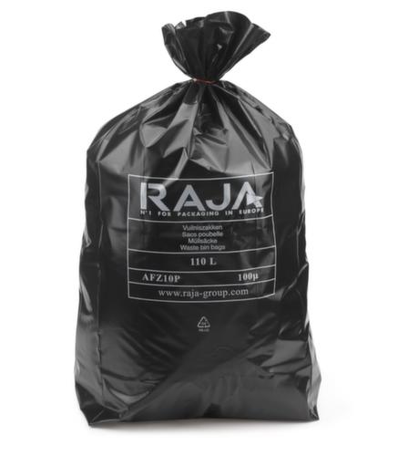 Raja Vuilniszak voor zwaar afval, 110 l, zwart