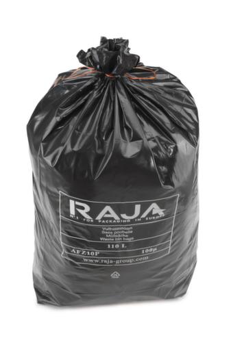 Raja Vuilniszak voor zwaar afval, 110 l, zwart  L