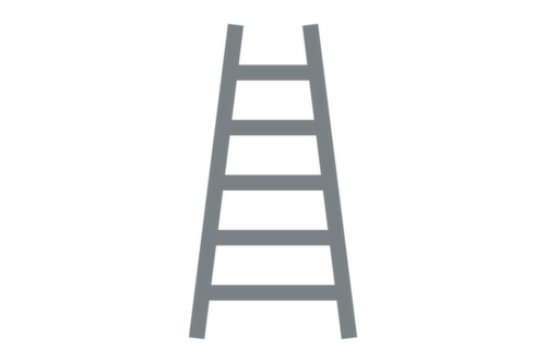 Hymer Ladder voor op de trap, 2 x 8 sporten  L