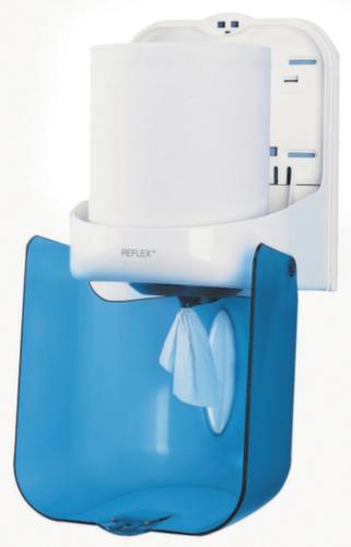 Tork Handdoekrollendispenser, polycarbonaat, blauw/wit  L