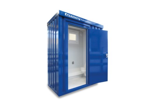 Säbu Toiletcontainer FLADAFI® 2.1, hoogte x breedte x diepte 2500 x 2100 x 1140 mm