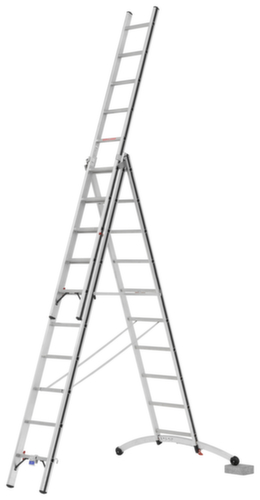 Hymer Multifunctionele ladder met Smart-Base®-ligger, 3 x 10 sporten met antislipprofiel  L
