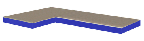 Spaanplaatvloer voor opberghoekplank links of rechts, breedte x diepte 890 x 590 mm  L