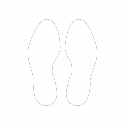 EICHNER Antislip symboolsticker, voet, wit