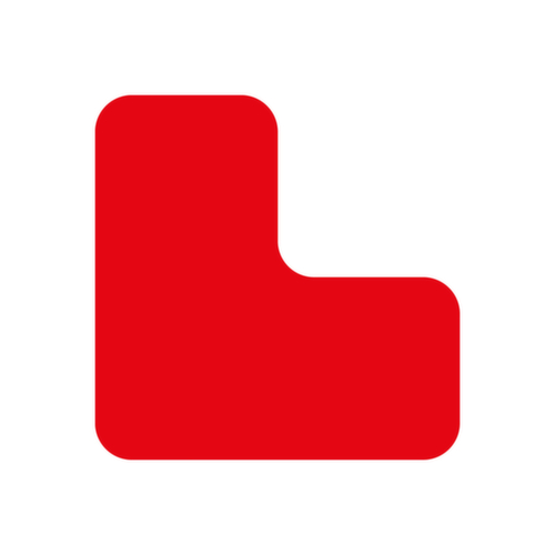 EICHNER Symboolsticker, L-vorm, rood  L