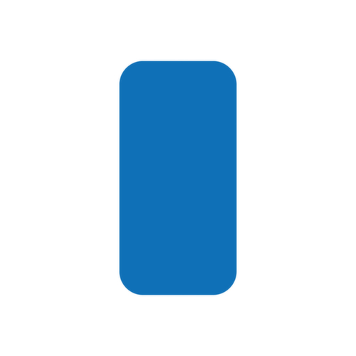 EICHNER Symboolsticker, rechthoek, blauw  L