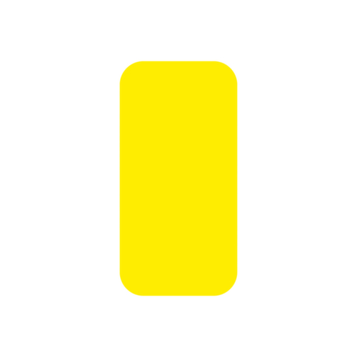 EICHNER Symboolsticker, rechthoek, geel  L