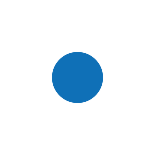 EICHNER Symboolsticker, cirkel, blauw  L