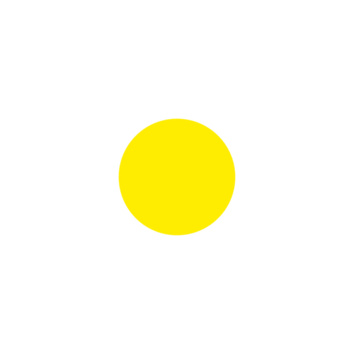 EICHNER Symboolsticker, cirkel, geel  L