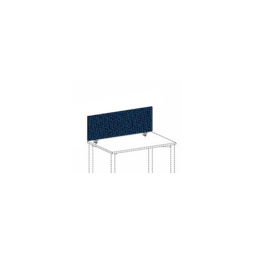 Gera Geluidabsorberende tafelscheidingswand Pro, hoogte x breedte 400 x 1000 mm, wand blauw