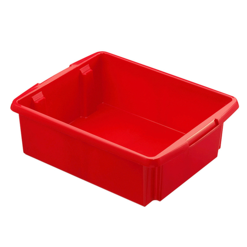 Lichtgewicht roterende stapelcontainer, rood, inhoud 17 l  L