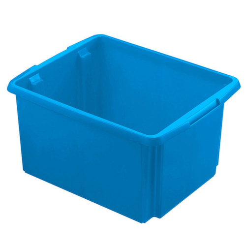 Lichtgewicht roterende stapelcontainer, blauw, inhoud 32 l  L