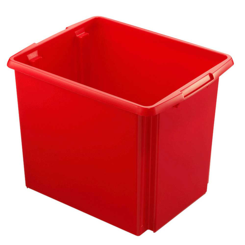 Lichtgewicht roterende stapelcontainer, rood, inhoud 45 l  L