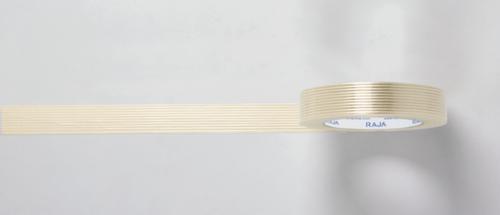 Raja Filamentband in de lengterichting versterkt, lengte x breedte 50 m x 25 mm  L