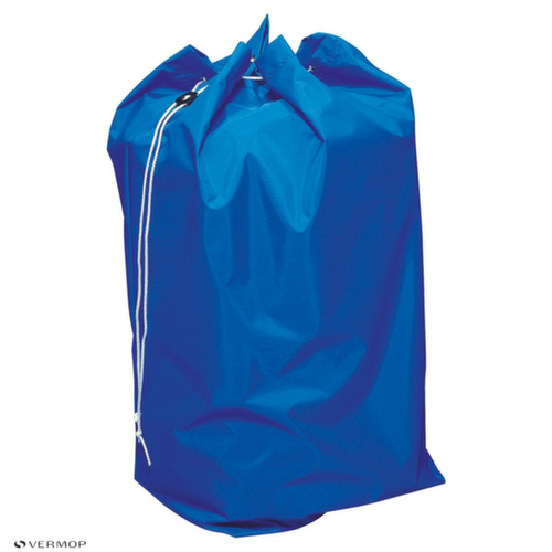 Vermop Nylon vuilniszak voor reinigingswagen, 120 l, blauw  L