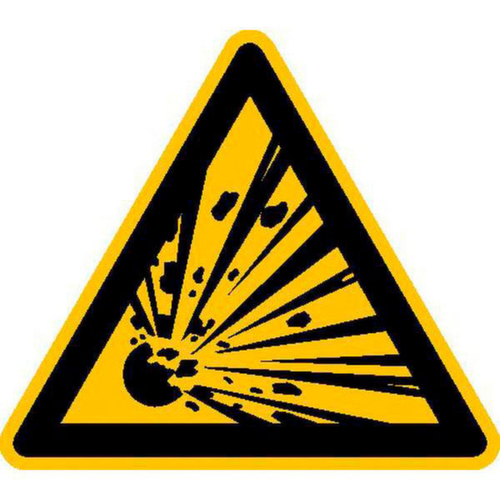 Waarschuwingsbord SafetyMarking® tegen ontplofbare stoffen  L