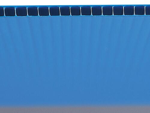 Vouwbare zichtbak, blauw, diepte 179 mm, polypropyleen  L