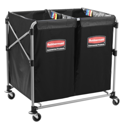 Rubbermaid Waszak X-Cart voor inklapbare wasgoedwagen voor wasgoedwagens, inhoud 150 l  L