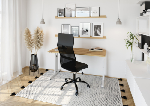 Smal bureau Mini-Office O-Serie met C-voetonderstel  L